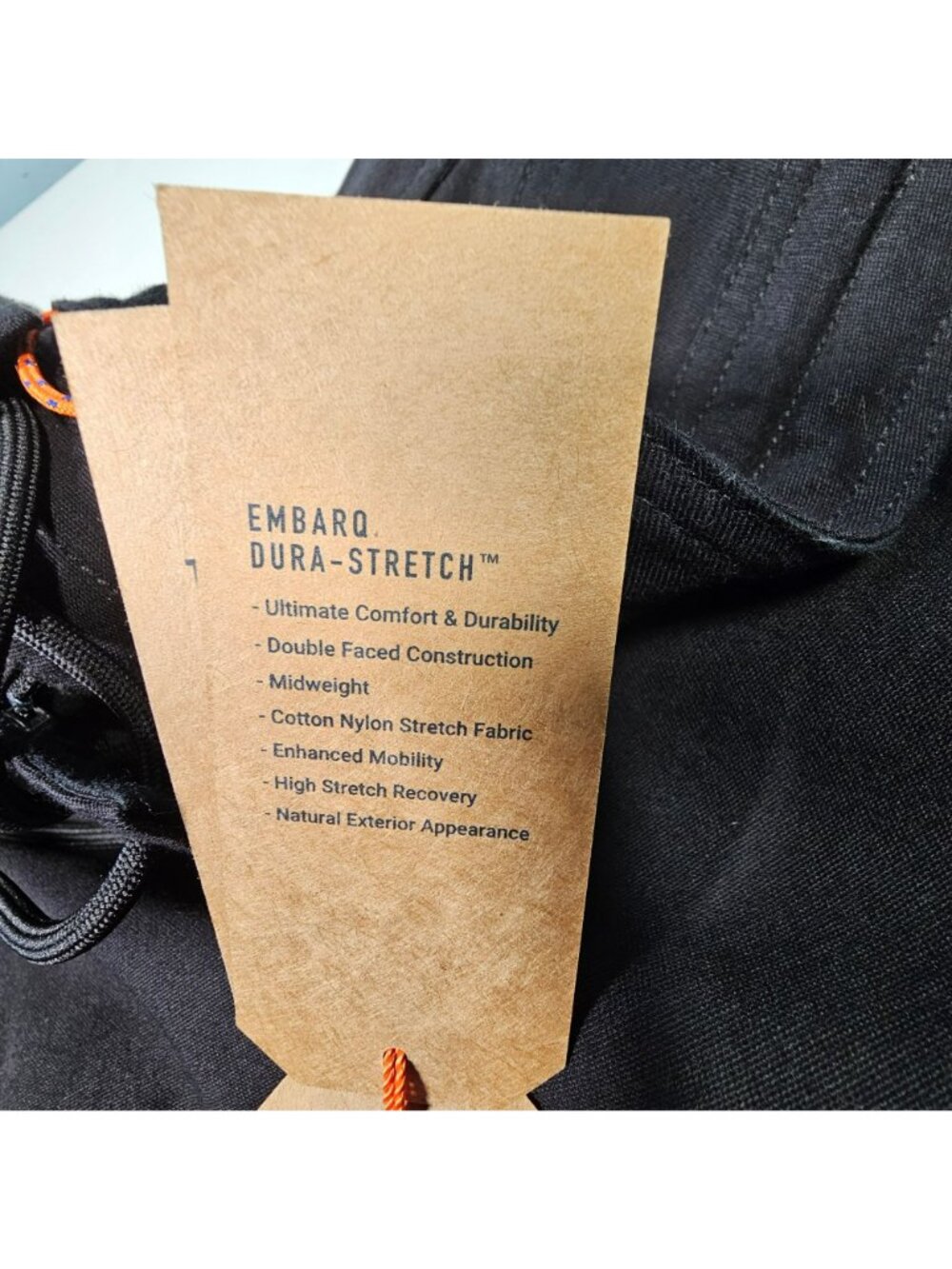 Roark NWT Layover Traveler Pants Men's Size 34x30" Drawstring Stretch Black - Picture 4 of 12